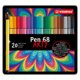 Stabilo Pen 68 in Metal Box, 20 kl. - afbeelding 1