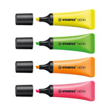 Stabilo -Neon -Textmarker, 4st. - afbeelding 3