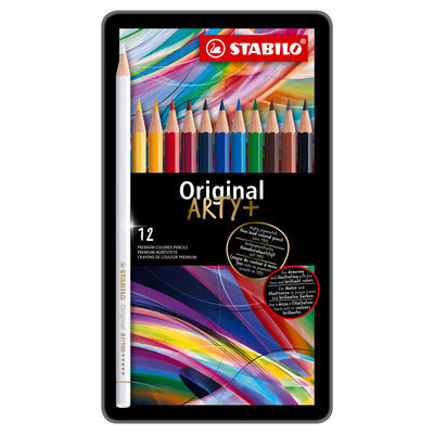 Stabilo Originalfarbene Stifte Metallbox, 12st.