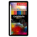 Stabilo Carbothello Metall Box Farbige Stifte, 12st. - afbeelding 1