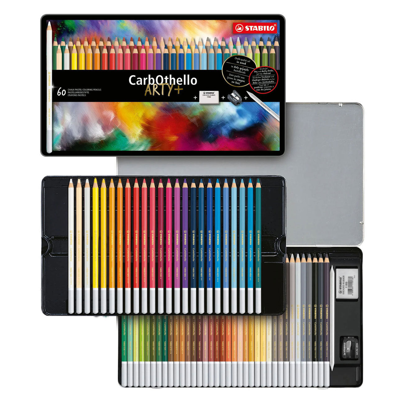 Stabilo Carbothello Metall Box Farbige Stifte, 60..
