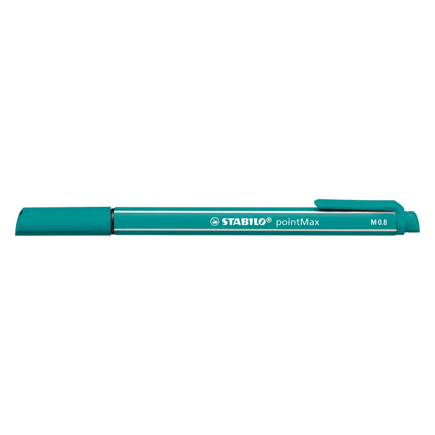 Stabilo Pointmax Hardtip Fineliner 0,8 mm Türkis