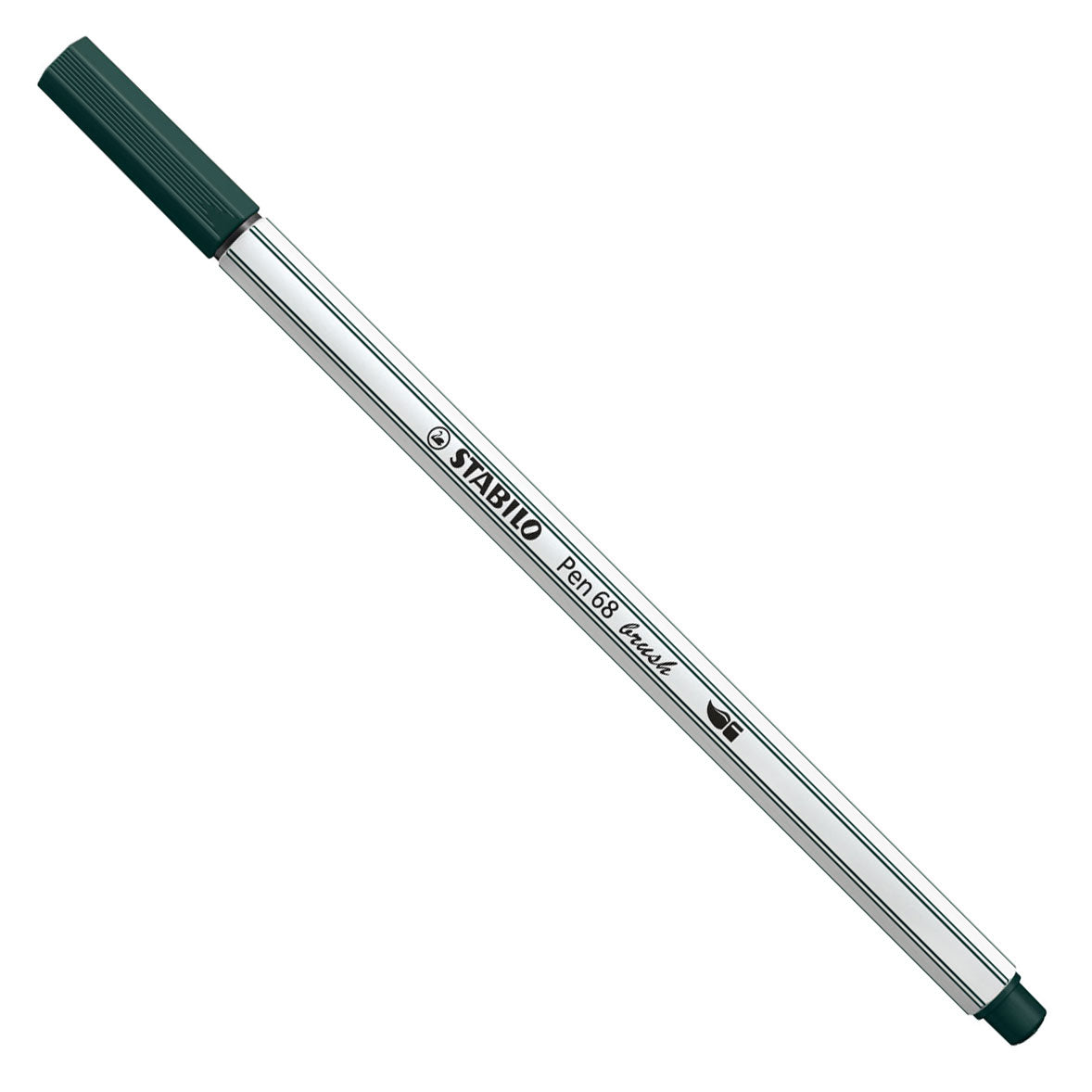 Stabilo Pen 68 Pinsel 63 Erde grün