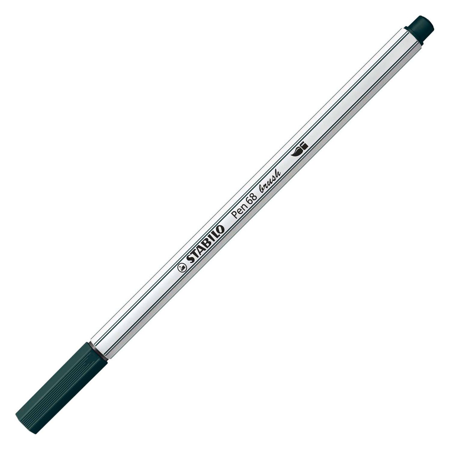 Stabilo Pen 68 Pinsel 63 Erde grün