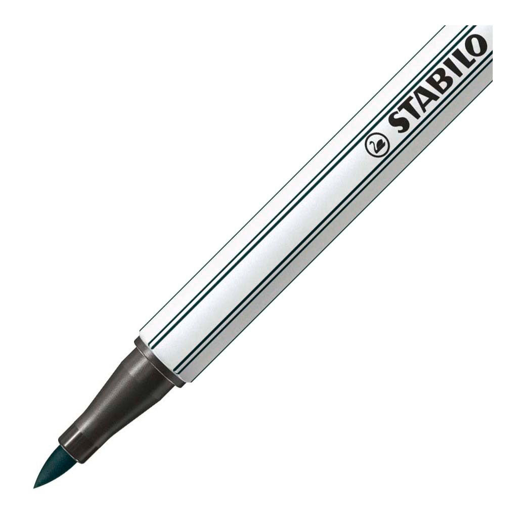 Stabilo Pen 68 Pinsel 63 Erde grün