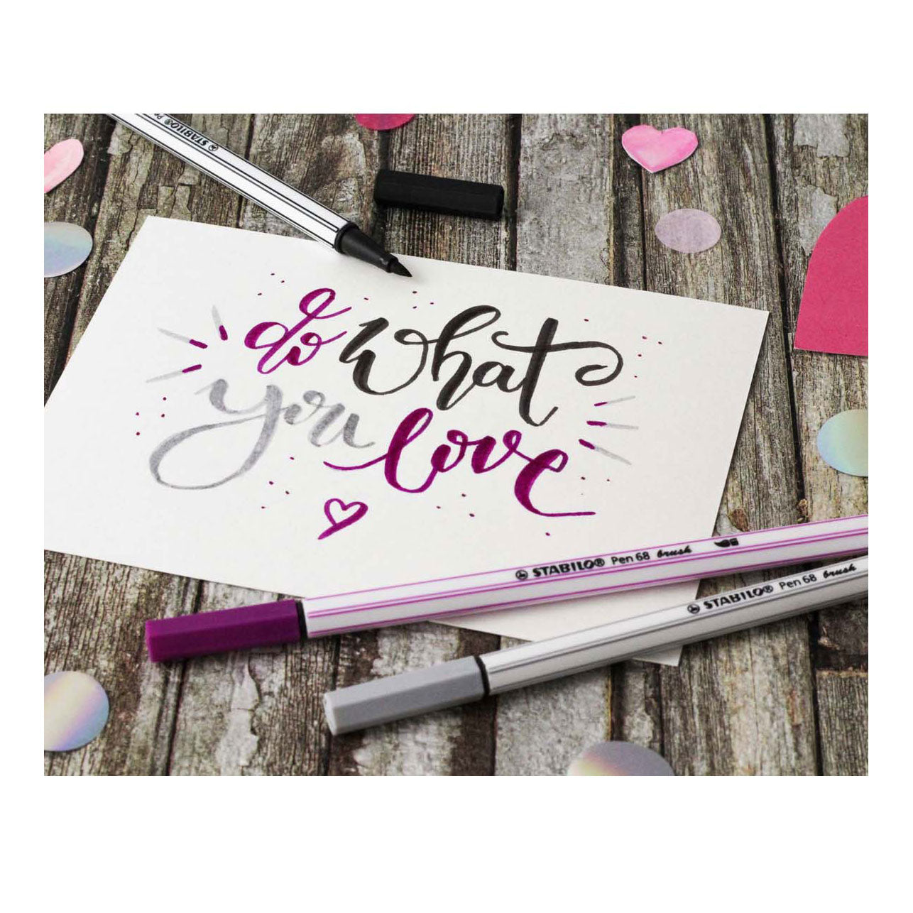 Stabilo Pen 68 Pinsel 19 - Lila