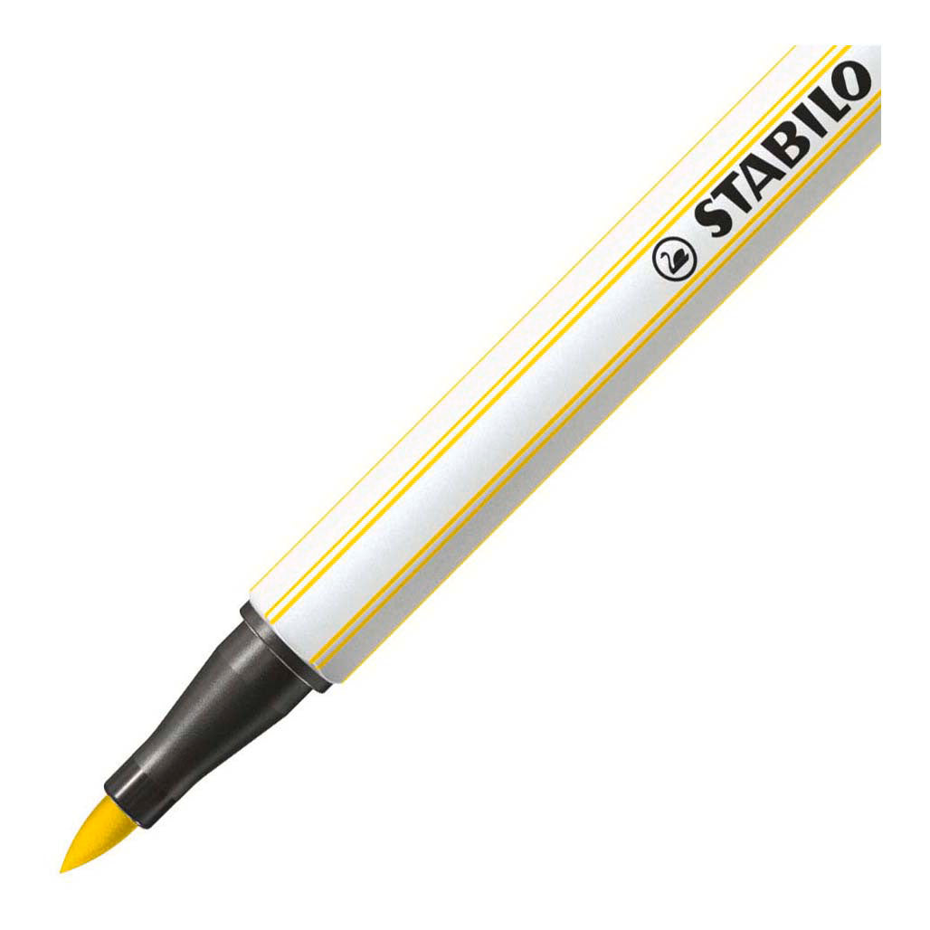 Stabilo Pen 68 Pinsel 24 Zitronengelb