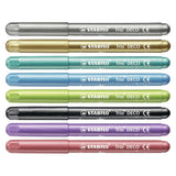 Stabilo Trio Deco Metallic Felt -Tip Pens 8st. - afbeelding 2