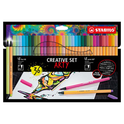 Stabilo Stabilo Set Arty Filz -Tip Stifte 68 88 36 Teile