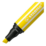 Stabilo Pen 68 Max Filz -Tip -Stift mit einem dicken Meißelpunkt Zitronengelb - afbeelding 2