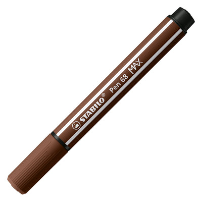 Stabilo Pen 68 Max Filz -Tip -Stift mit dickem Meißelpunkt braun
