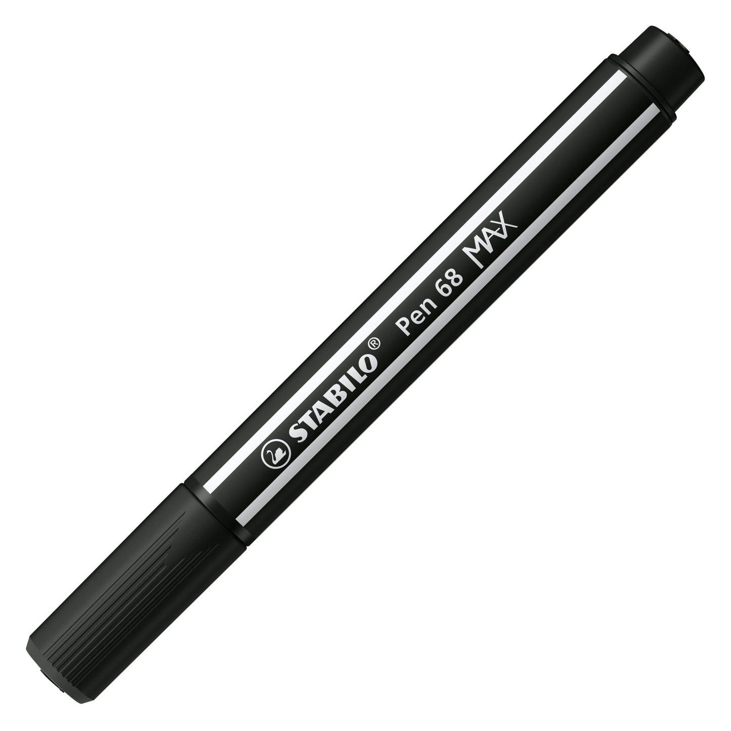Stabilo Pen 68 Max Filz -Tip -Stift mit dickem Meißelpunkt schwarz