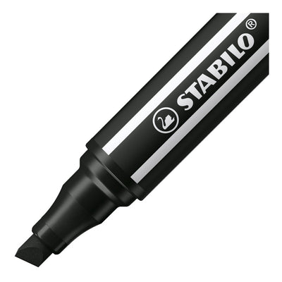 Stabilo Pen 68 Max Filz -Tip -Stift mit dickem Meißelpunkt schwarz
