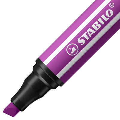 Stabilo Pen 68 Max Filz -Tip -Stift mit einem dicken Meißelpunkt Lilac