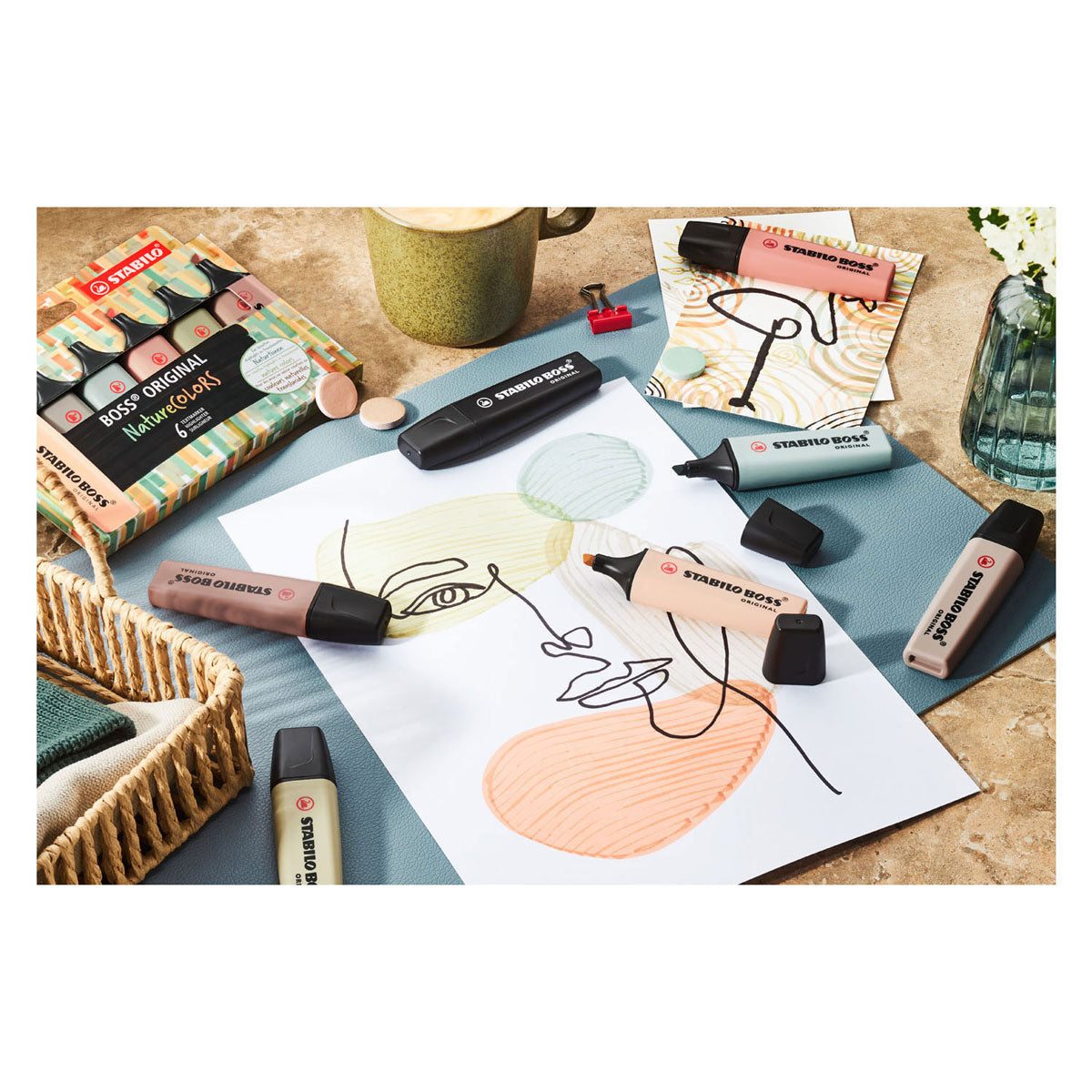 Stabilo -Chef Naturecolors Penny Marker, 6st.