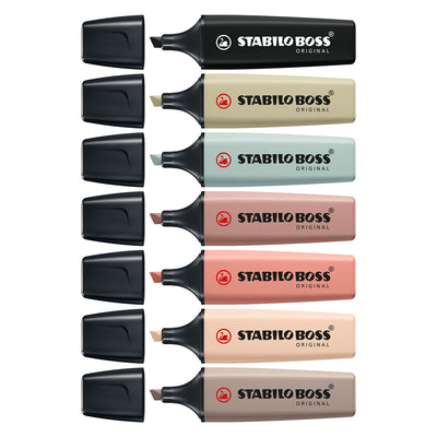 Stabilo Boss Original Marker Set 8 Stücke Naturecolors