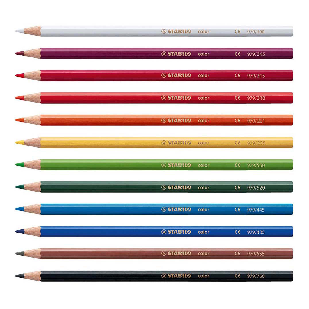 Stabilo Color 12 Buntstifte in der Dose