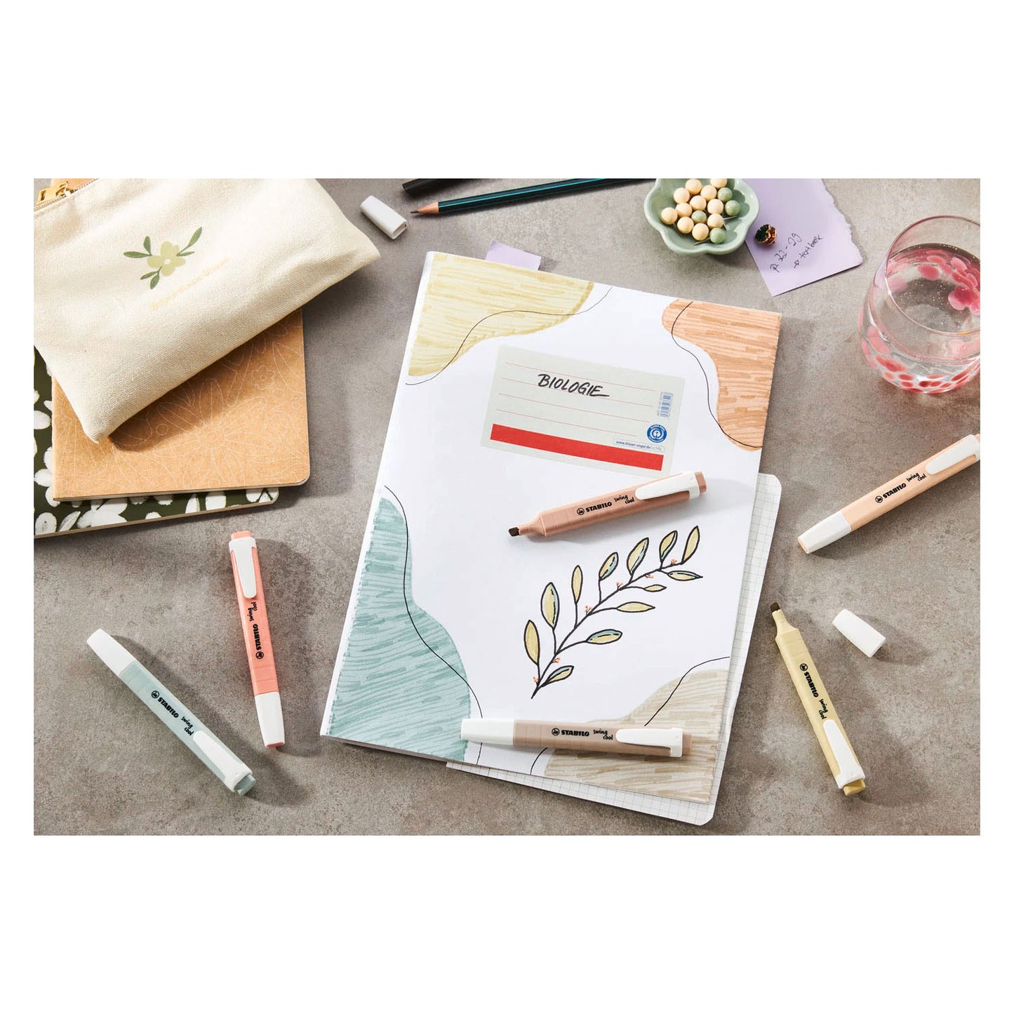 Stabilo Swing Cool Naturecolors Textmarker - 6 Stk.