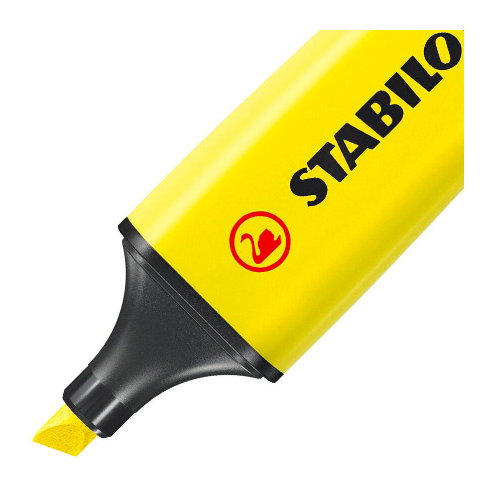 Original-Marker von Stabilo Boss passen in die Box – 6 Stück.
