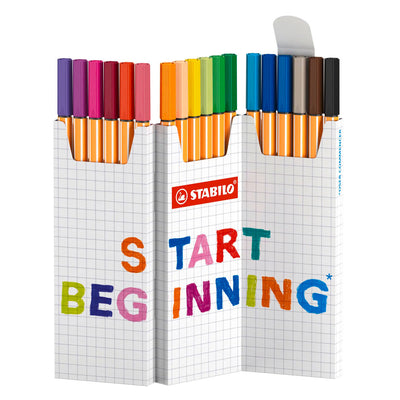 Stabilo Punkt 88 Schreibtischset Beginnen Sie mit 18 Teilen beginnen