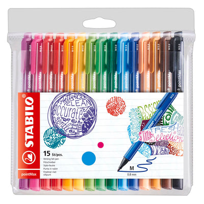 Stabilo pointmax Fineliner - 15 Stk.