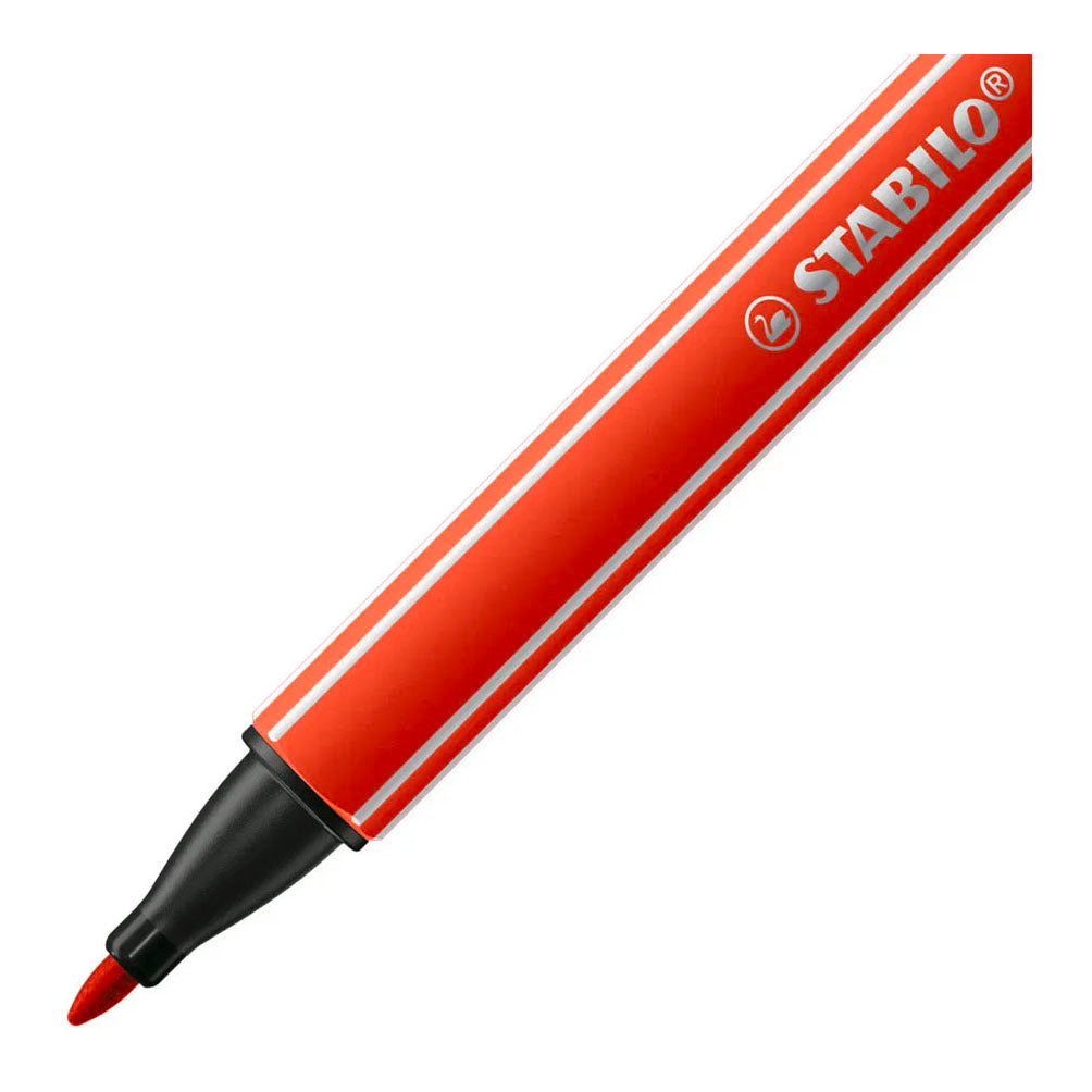 Stabilo Pointmax Fineliner – Ultramarin, Schwarz, Karminrot, Grün