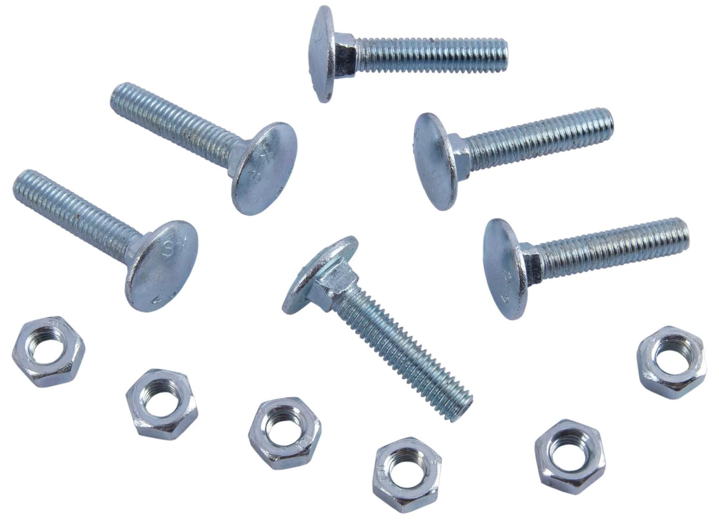 Dresselhaus Trusss-Head Bolt M6x30 Quadrathals W. Nuts