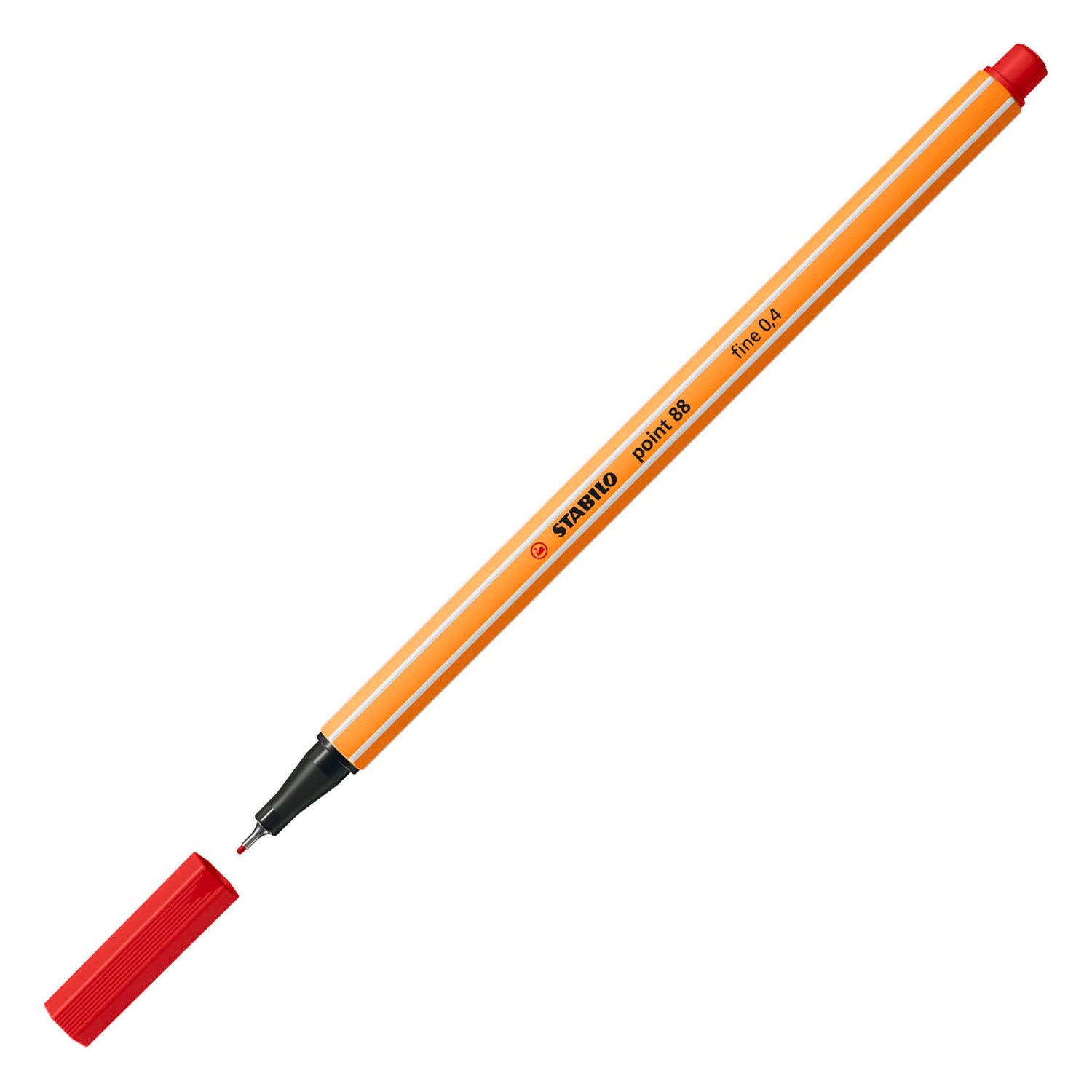 Stabilo point 88 Fineliner blau rot schwarz - 3 Stk.