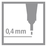 Stabilo point 88 Fineliner blau - 3 Stk. - afbeelding 4