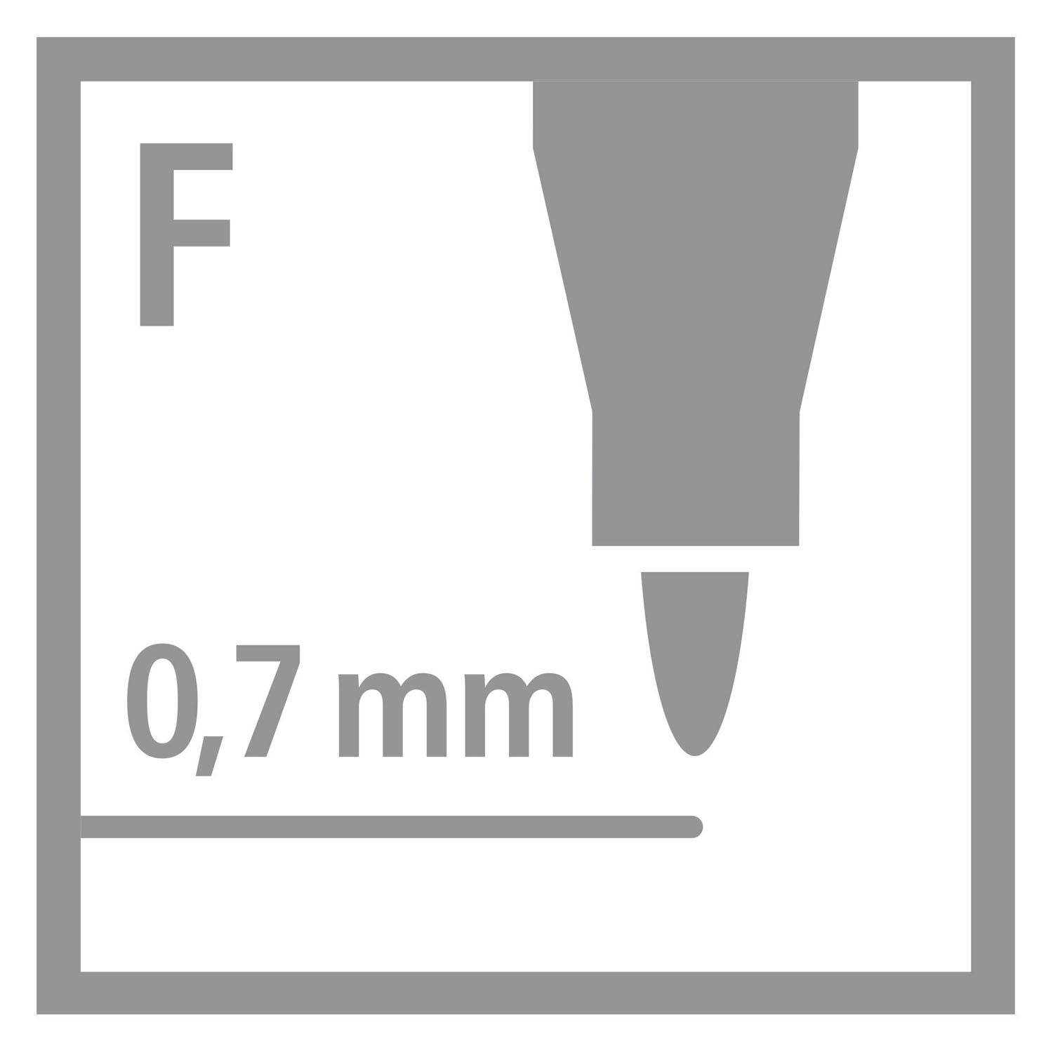 Stabilo write-4-all fein (0,7 mm) Permanentmarker – 4 Stk.
