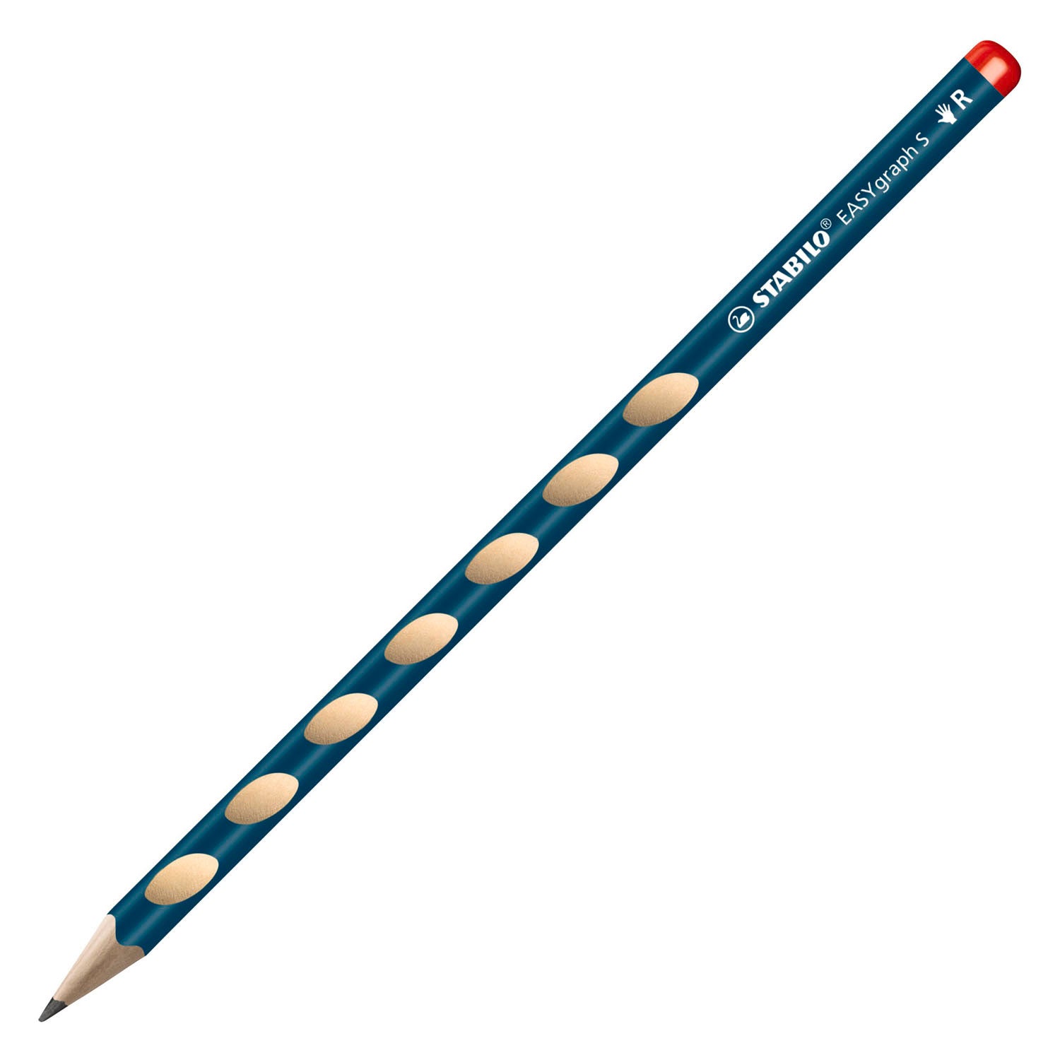 Stabilo easygraph s – ergonomischer Graphitstift – Rechtshänder – Härtegrad HB – Benzin – 2 Stück