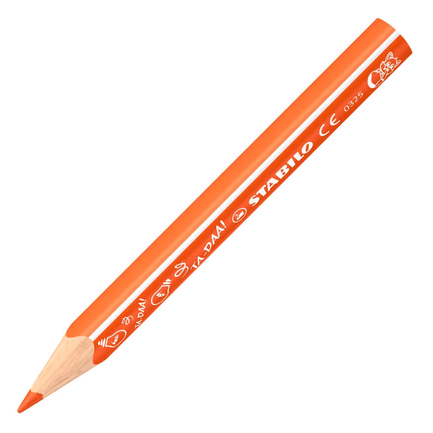 Stabilo Trio dick – dreieckige Buntstifte mit extra dicker Mine – Animal Vibes – Etui mit 12 Farben