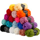 Creativ Company Fantasia Acrylgarn, L: 35 m, Maxi, verschiedene Farben, 20x50 g 1 Box