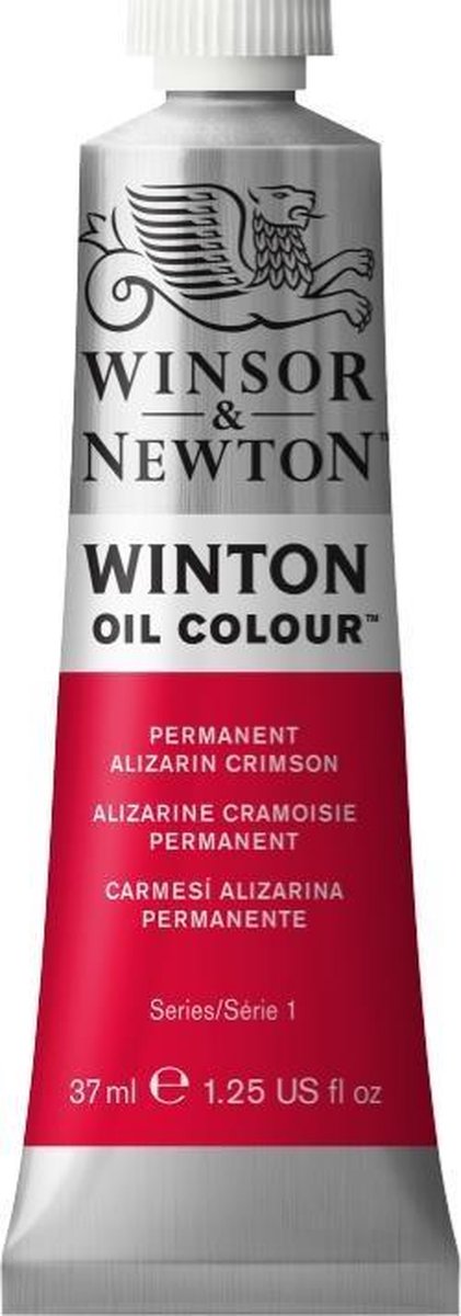 Winsor Newton Winton Ölfarbe 37 ml – permanent Alizarin Crimson 468