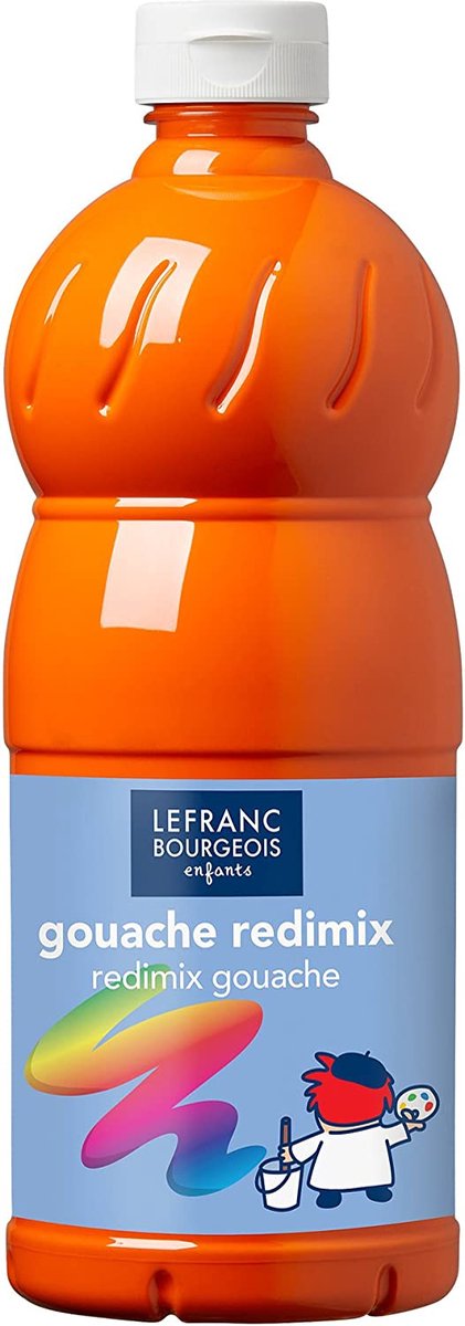 Lefranc Bourgeois L B Gouachefarbe Redimix Brillantorange 500 ml