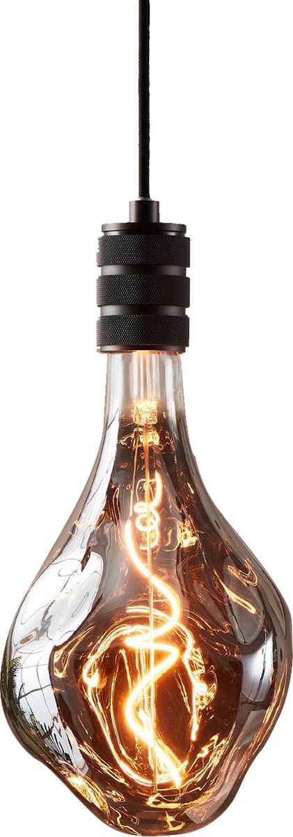 Eglo LED-Lampe - E27 - ø 16,5 cm - Rauchglas - 1800k - dimmbar
