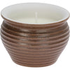 Profi-Gartenkerze Citronella im gerippten Glas