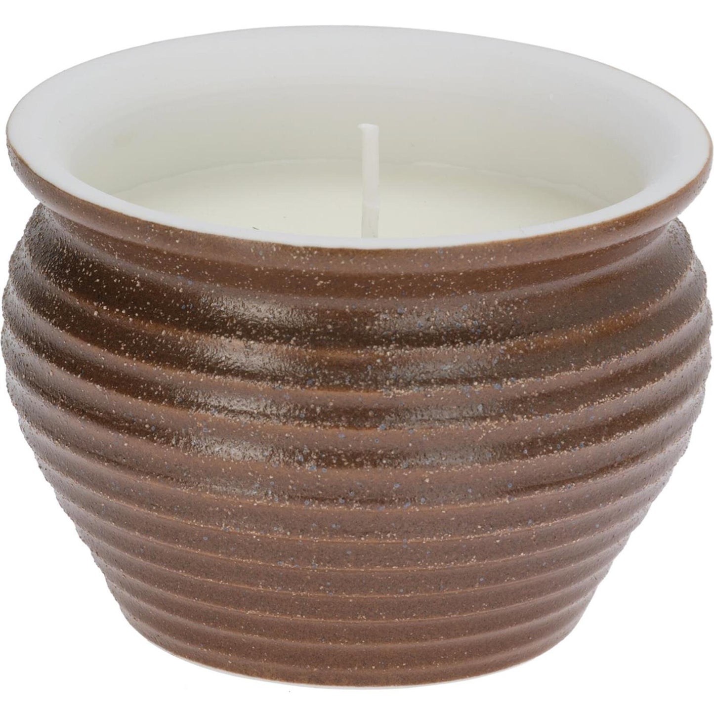 Profi-Gartenkerze Citronella im gerippten Glas