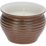 Profi-Gartenkerze Citronella im gerippten Glas - afbeelding 2