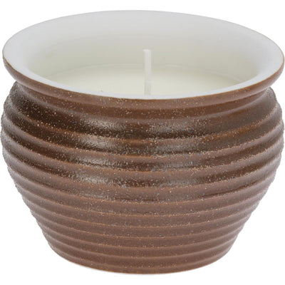 Profi-Gartenkerze Citronella im gerippten Glas