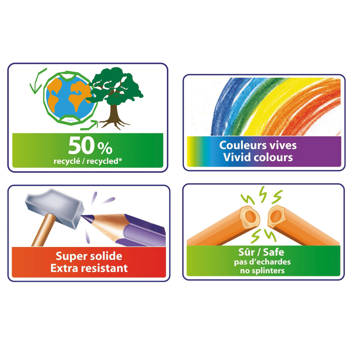 BIC Kids Ecolutions Evolution farbige Stifte, 60st.