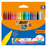 BIC Kids Plastidecor Farbkreide, 18st. - afbeelding 1