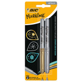 BIC Permanent Marker Gold und Silber - afbeelding 1