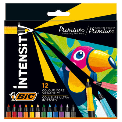 BIC -Intensität Filz -Tip -Stifte Luxe Box, 12st.