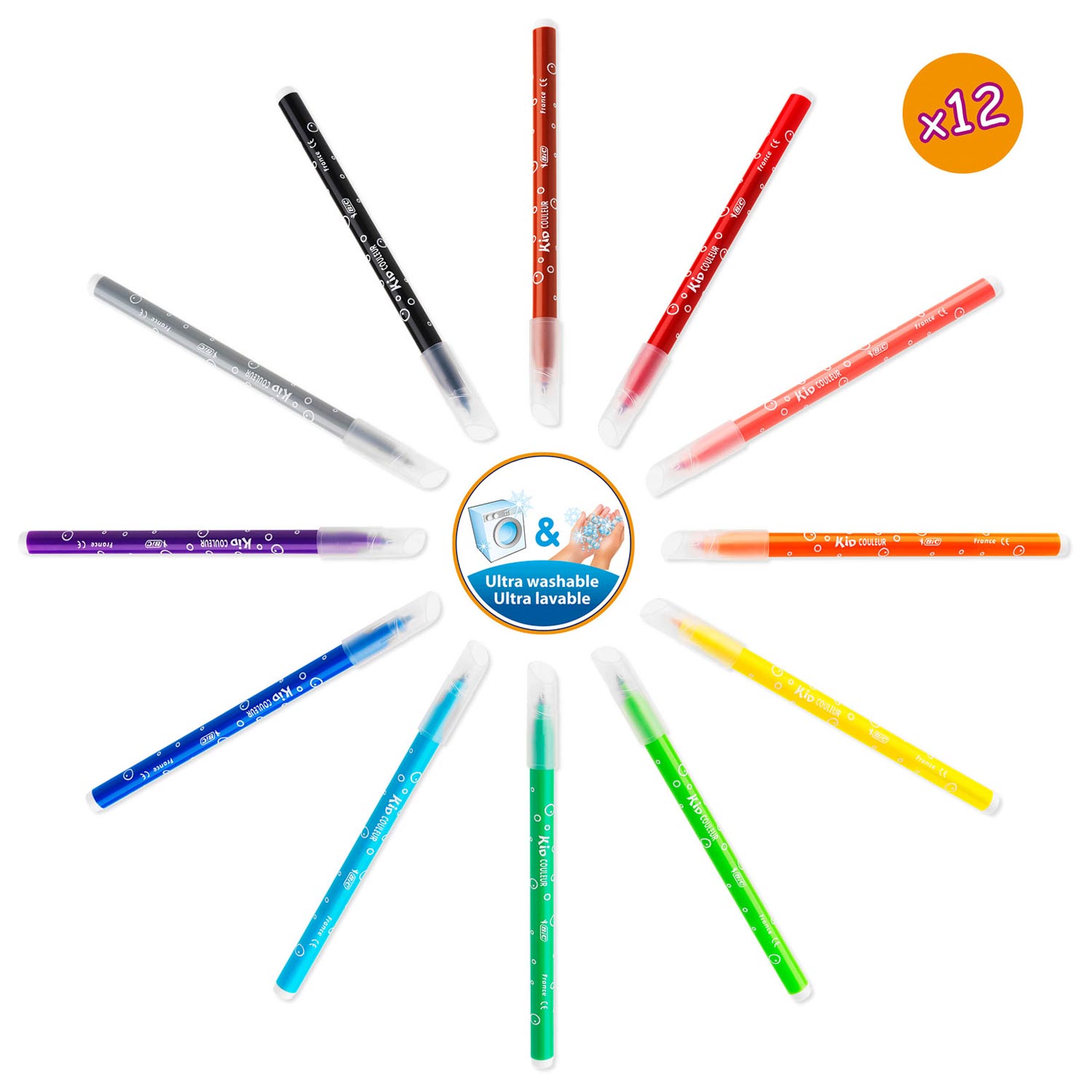 BIC Kids Farbkoffer mit Aufklebern