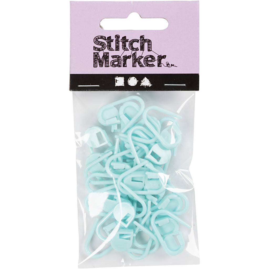 Creativ Company Stichmarker, L: 22 mm, hellblau, 30 Stück 1 Box
