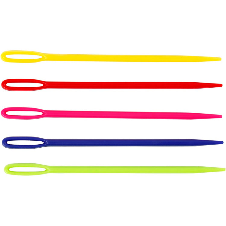 Creativ Company Garnnadel, L: 7 cm, verschiedene Farben, 5 Stück 1 Box