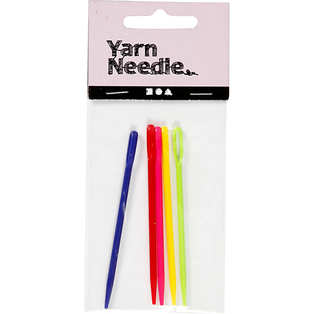 Creativ Company Garnnadel, L: 7 cm, verschiedene Farben, 5 Stück 1 Box