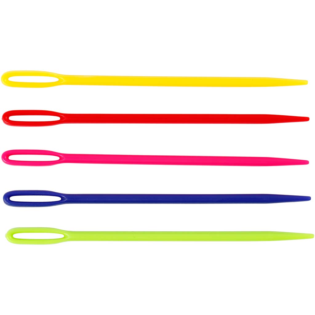 Creativ Company Garnnadel, L: 7 cm, verschiedene Farben, 50 Stück 1 Box