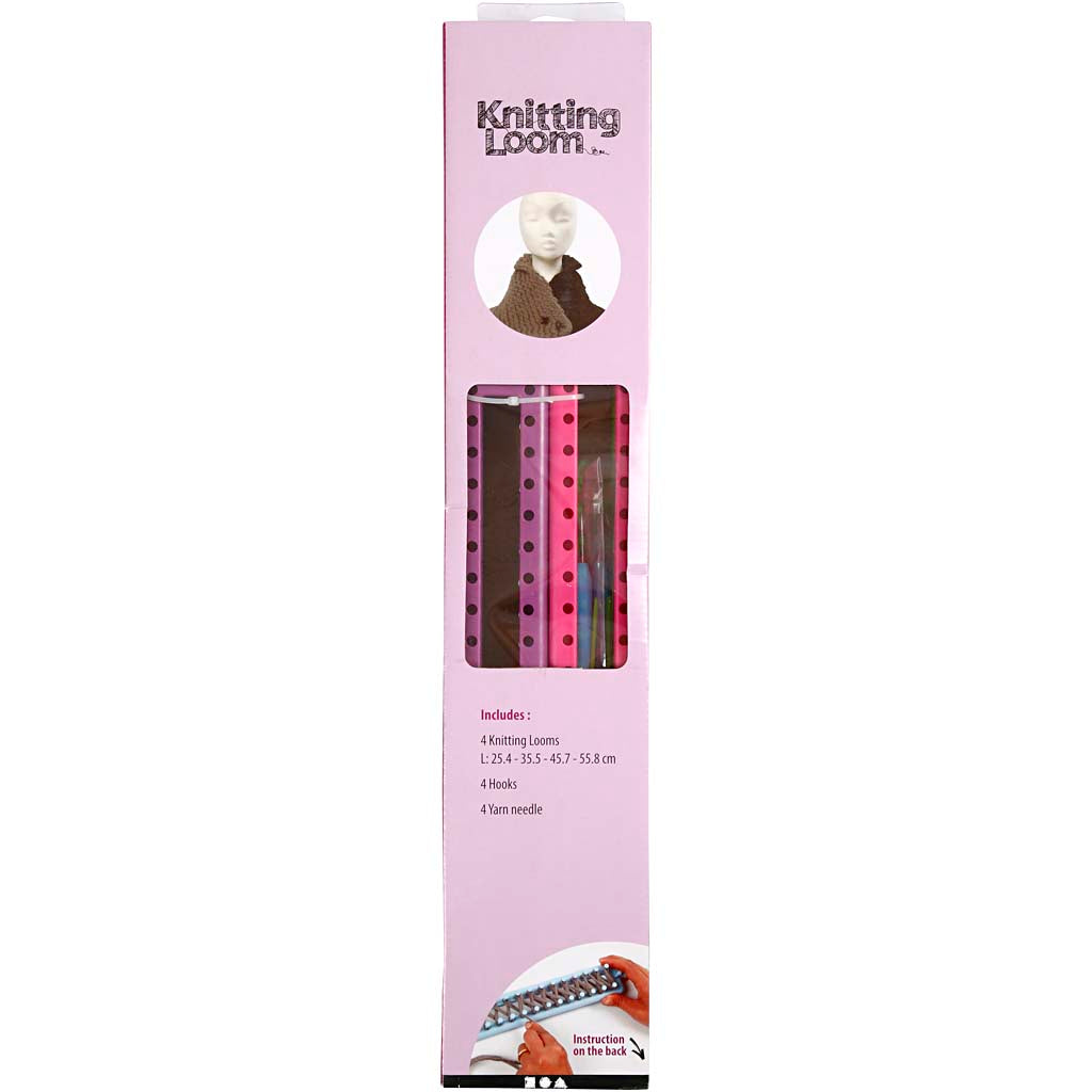 Creativ Company Strickwebstuhl, L: 25-35-45-55 cm, 1 Set